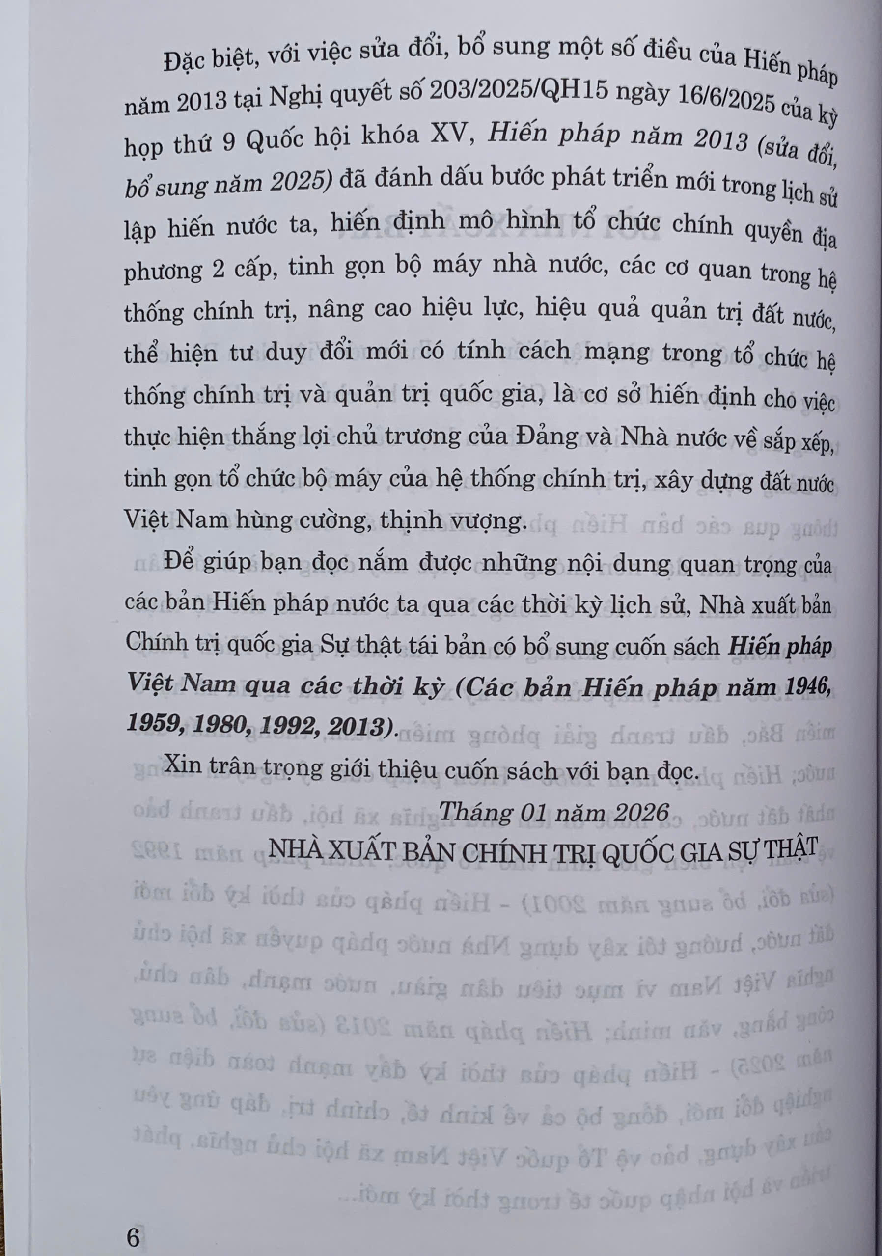 Hiến pháp Việt Nam qua các thời kỳ (Các bản Hiến pháp năm 1946, 1959, 1980, 1992, 2013)