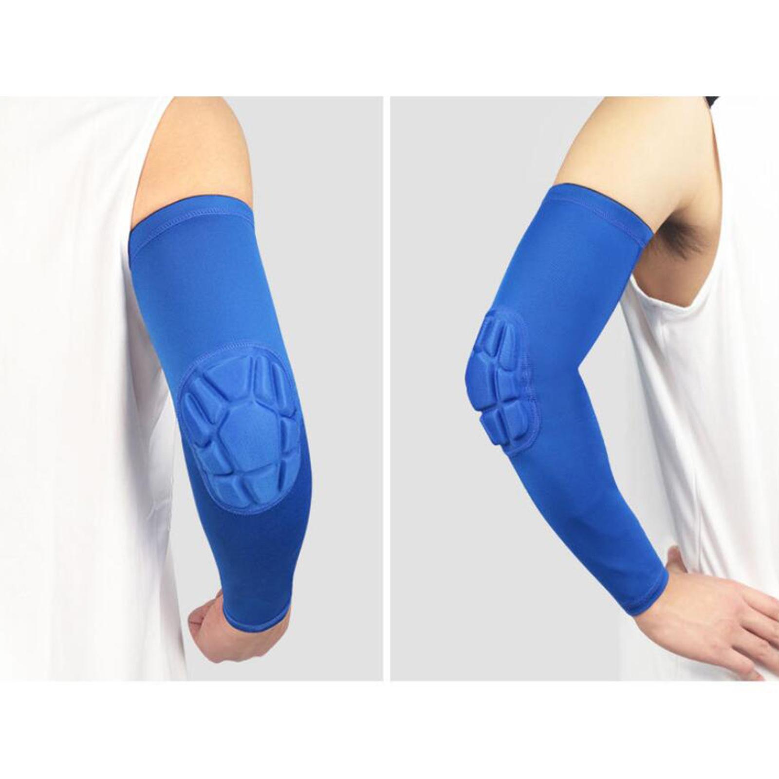 Elbow Support Compression Honeycomb Pad Brace Joint Arm Sleeve Sport