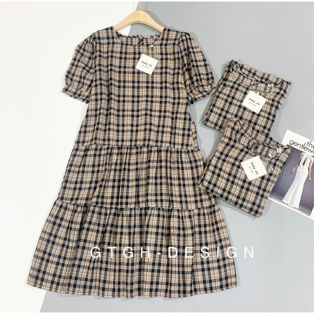 váy bầu cao cấp cực sang chảnhchất lụa nhung siêu siêu mátfrom rộngfree size 43~67kg