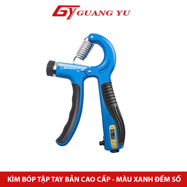 Hình ảnh Kìm bóp tập tay dụng cụ hỗ trợ tập cơ tay, cẳng tay, kìm tùy chỉnh lực từ 5 đến 60kg có bộ đếm số