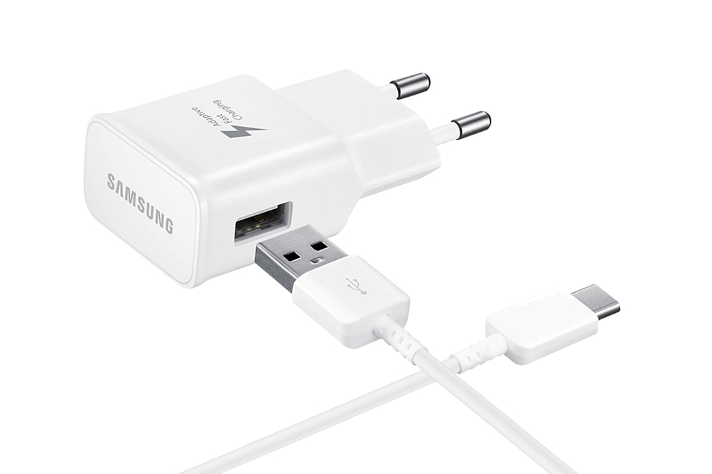 Bộ Adapter sạc nhanh  Samsung 15W kèm cáp Type-C - TA20EW - Hàng Chính Hãng