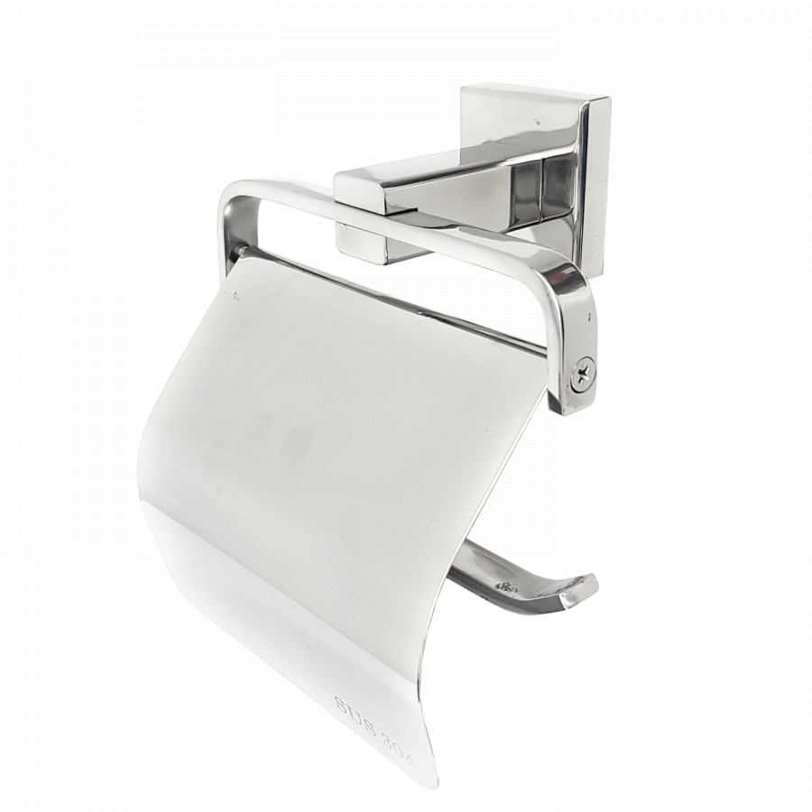 Lô giấy vệ sinh chân đế vuông INOX 304