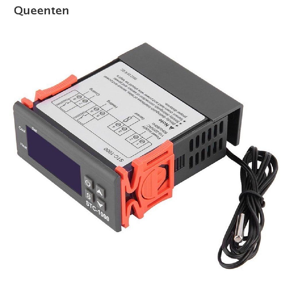 Queenten NEW 12V/24V/110V/220V STC-1000 Digital Temperature Controller Thermostat w/NTC QT