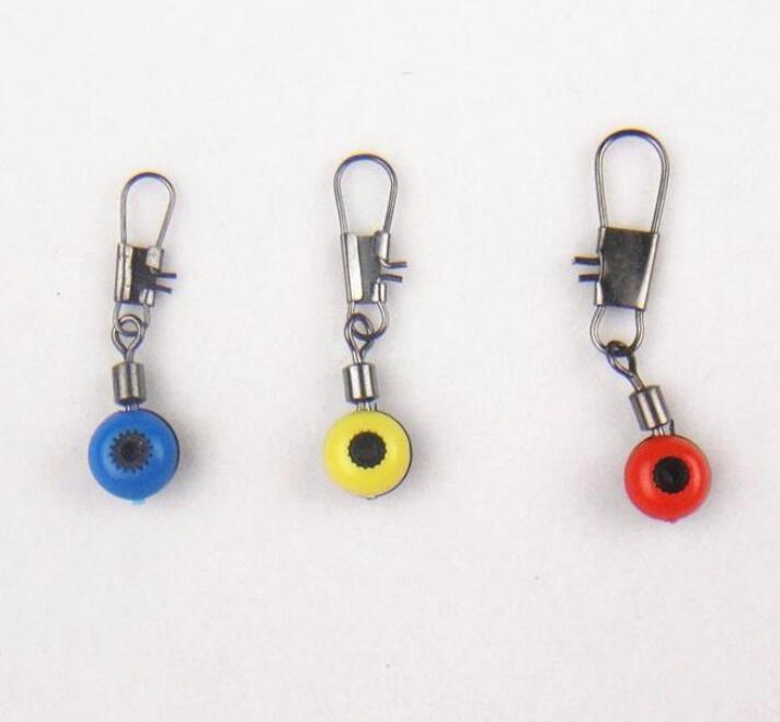 20 Fishing Float Bobber Stops Space Bean Sinker Connector Rolling Swivel Tackle