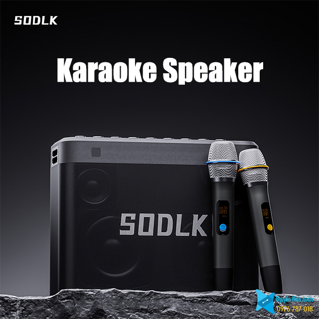 Loa SODLK S1314 di động bluetooth 5.0 siêu trầm 200W, karaoke chuyên nghiệp, công nghệ DSP