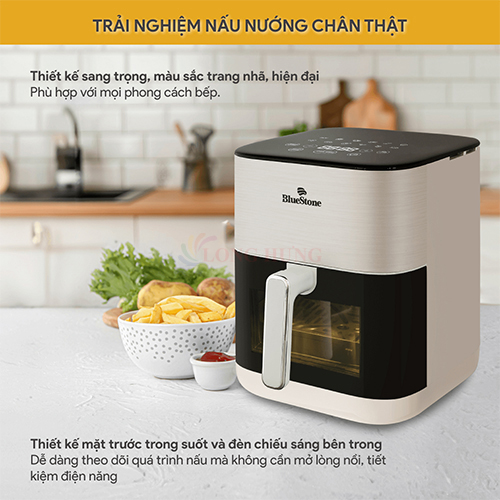 Nồi chiên không dầu Bluestone 5.5 lít AFB-5867 - Hàng chính hãng
