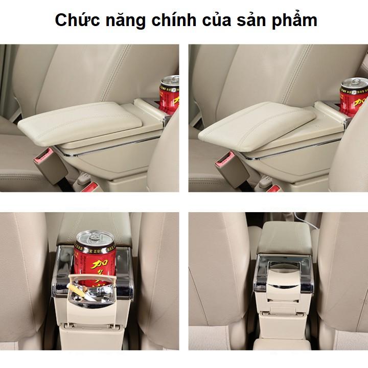Hộp tỳ tay ô tô Chevrolet Cruze và Deawoo Lacetti, chất liệu nhựa ABS và da PU cao cấp