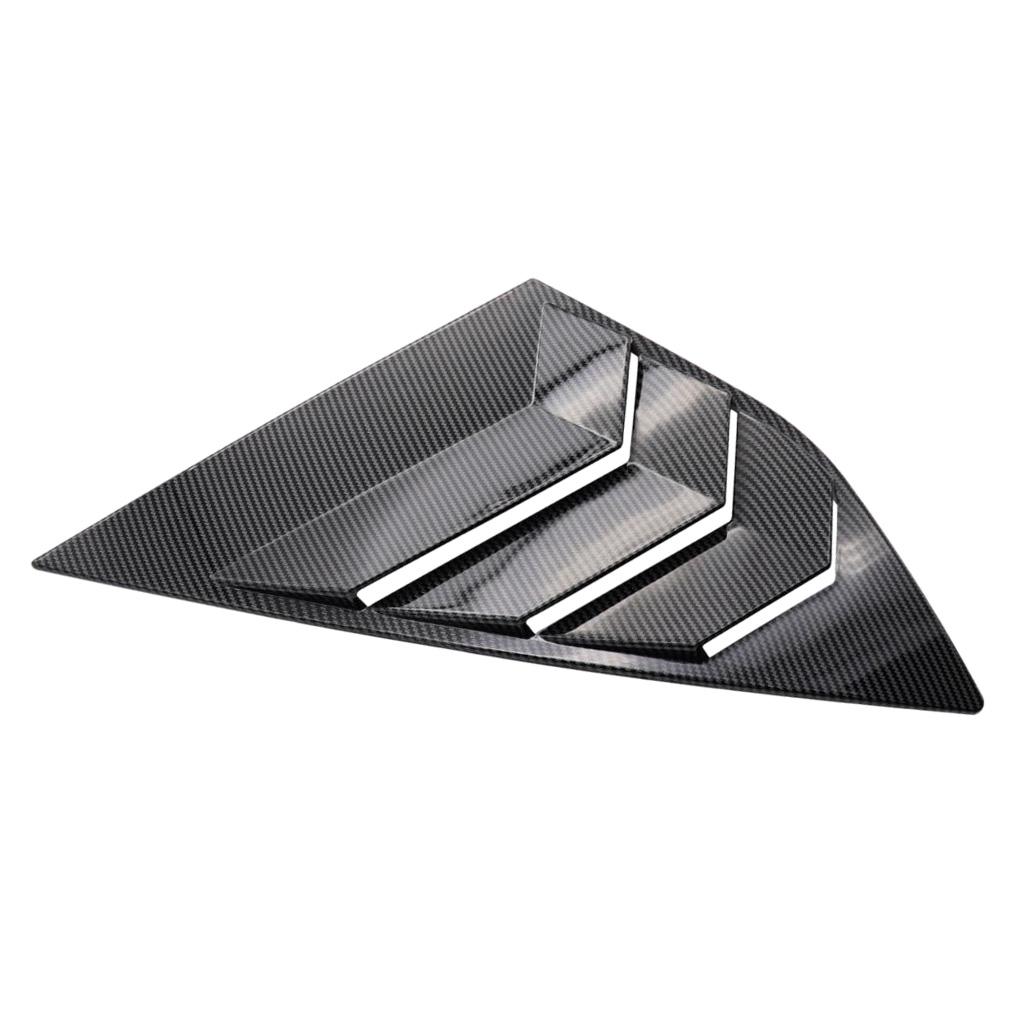 Rear Quarter Panel Window Side Louvers Vent Trim for Ford Focus Hatchback 4D