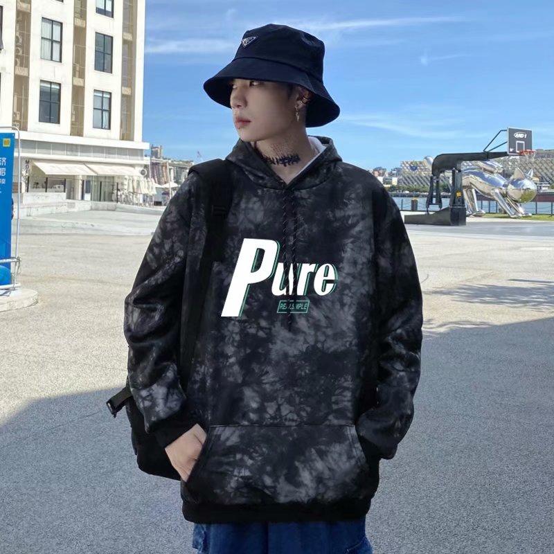 Áo hoodie tay dài dáng rộng 7 màu thời trang phong cách hàn quốc