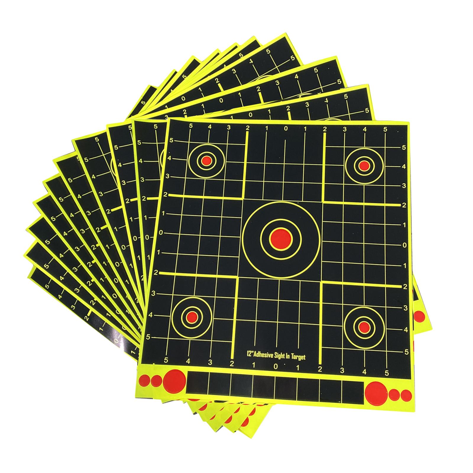 10 X 12 '' Shooting Target Paper Shooting with Splatter Targets Sheets Accessories
