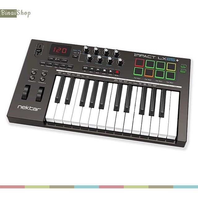 MIDI Nektar Impact LX25+ Keyboard Controller- Hàng chính hãng