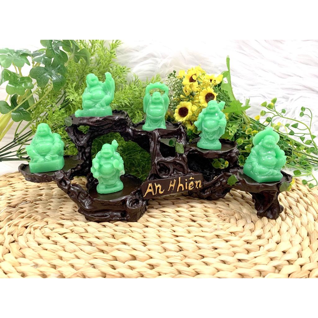 Full Set 6 tượng Bồ Tát Di Lặc tọa đế An Nhiên