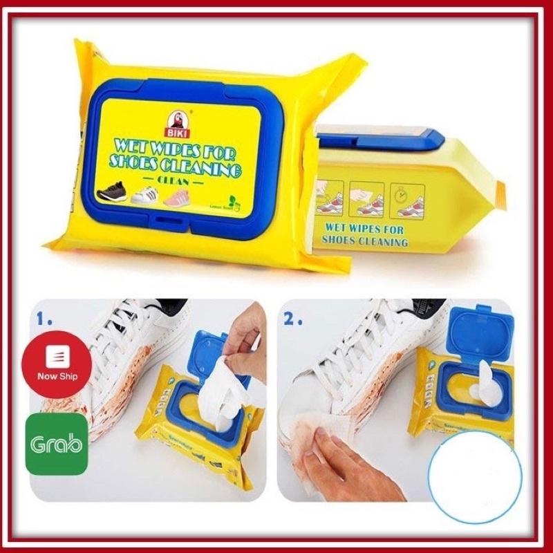 Khăn Giấy Ướt Lau Giày Sneaker Siêu Sạch Tiện Lợi Bịch 30 Tờ