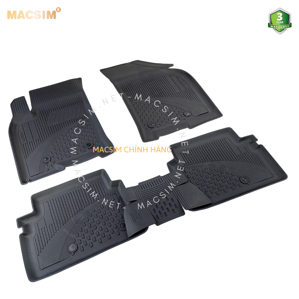 # Lacetti, Thảm lót sàn ô tô nhựa TPE Silicon Chevrolet Lacetti 2009- nay Black Nhãn hiệu Macsim