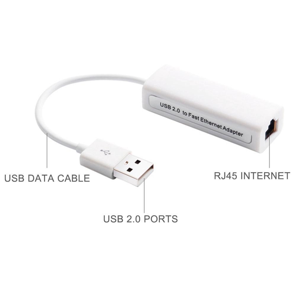 Đầu chuyển đổi Ethernet USB 2.0 sang mạng LAN RJ45