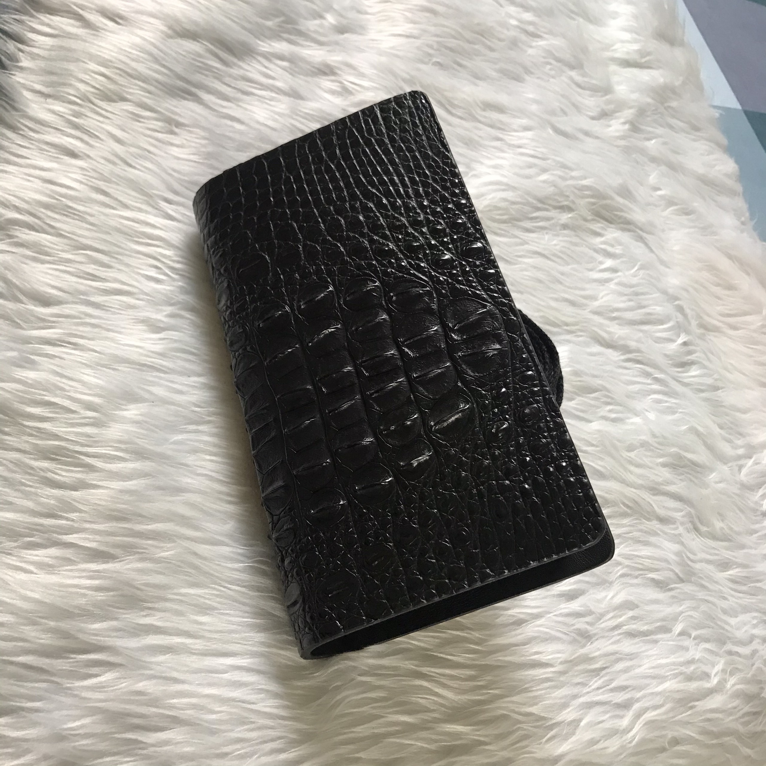 VÍ CẦM TAY DA CÁ SẤU FULLBOX