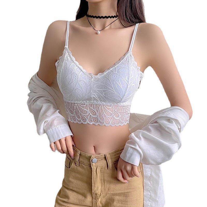 Áo Bra ren áo hai dây lót nữ họa tiết hoa gợi cảm tôn vòng một sexy quyến rũ Pasana0203