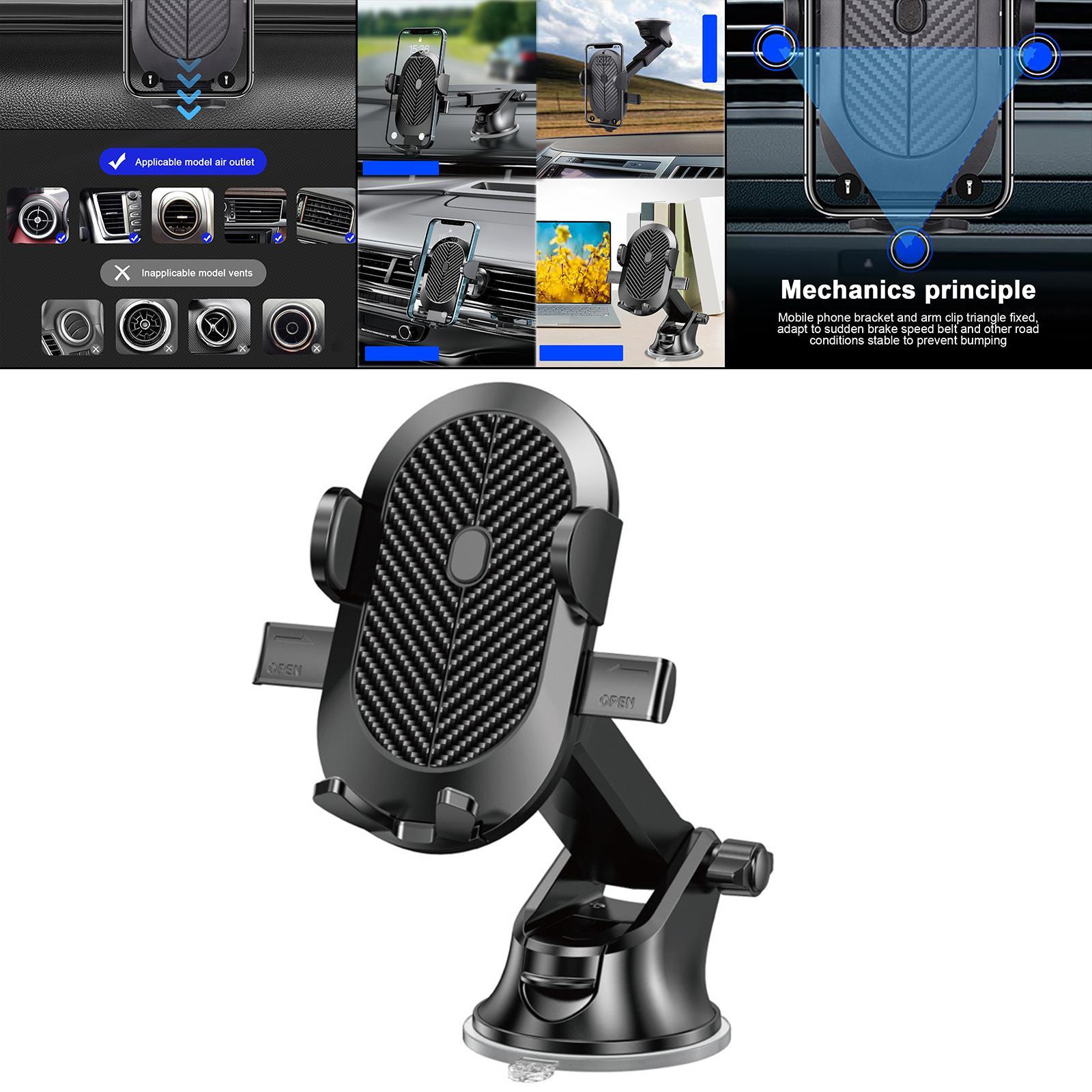 Car Phone Mount Phone Holder for Car Dashboard Air Vent Rotation