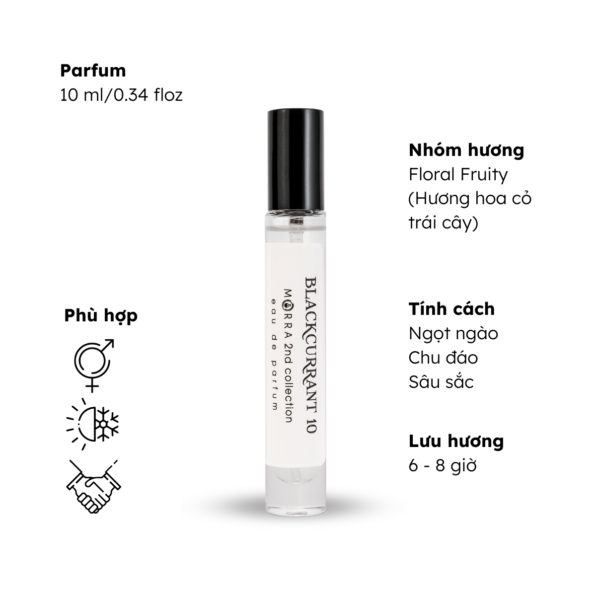 Nước hoa nữ Morra No.04 nguyên liệu nhập Pháp, mùi hương ngọt ngào, chu đáo, sâu sắc lưu hương lâu - dạng xịt