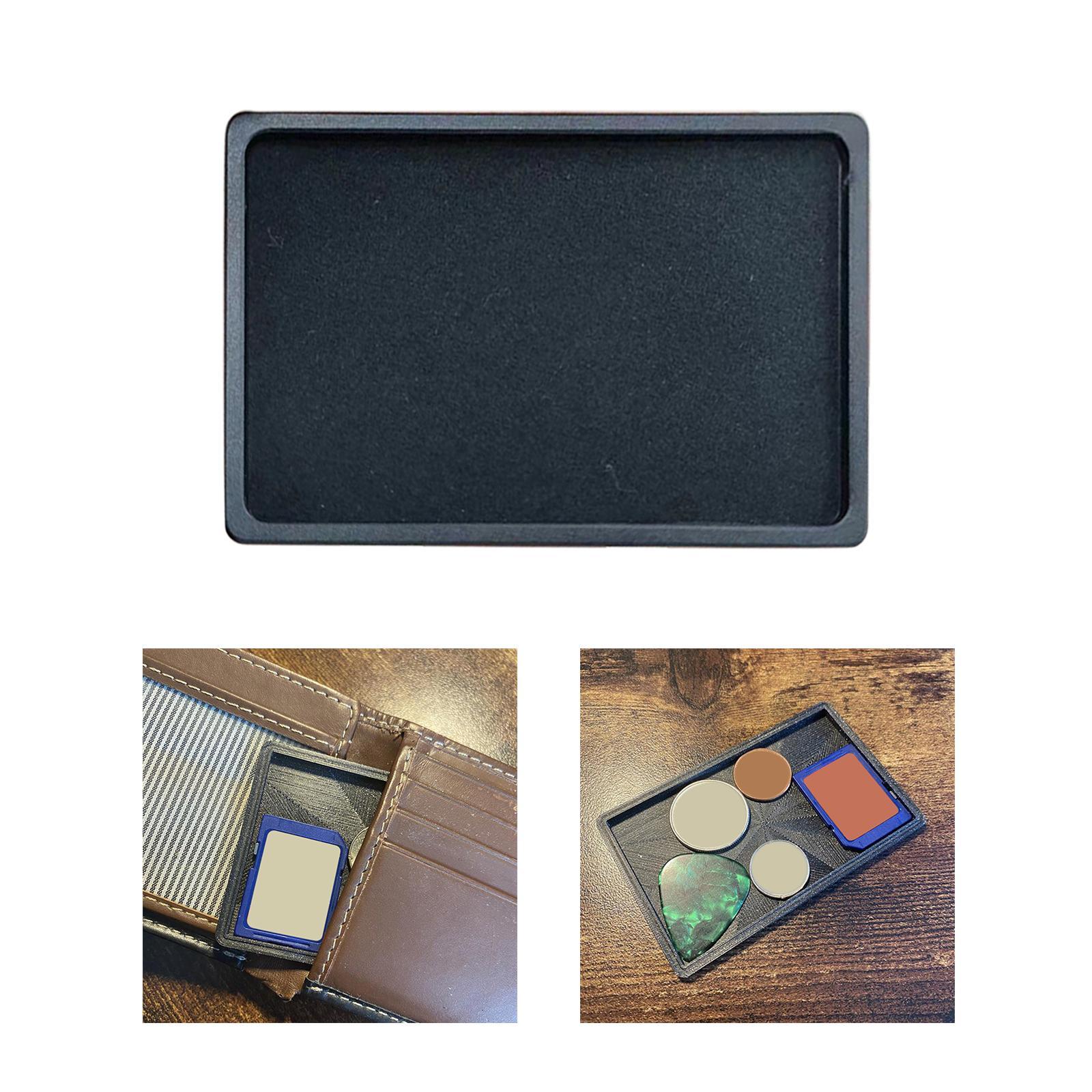 Coin Tray, Wallet Coin Storage Tray, Coin Organizer for Wallet Case Purse Card Holder, Coin Holder Case for Men Women
