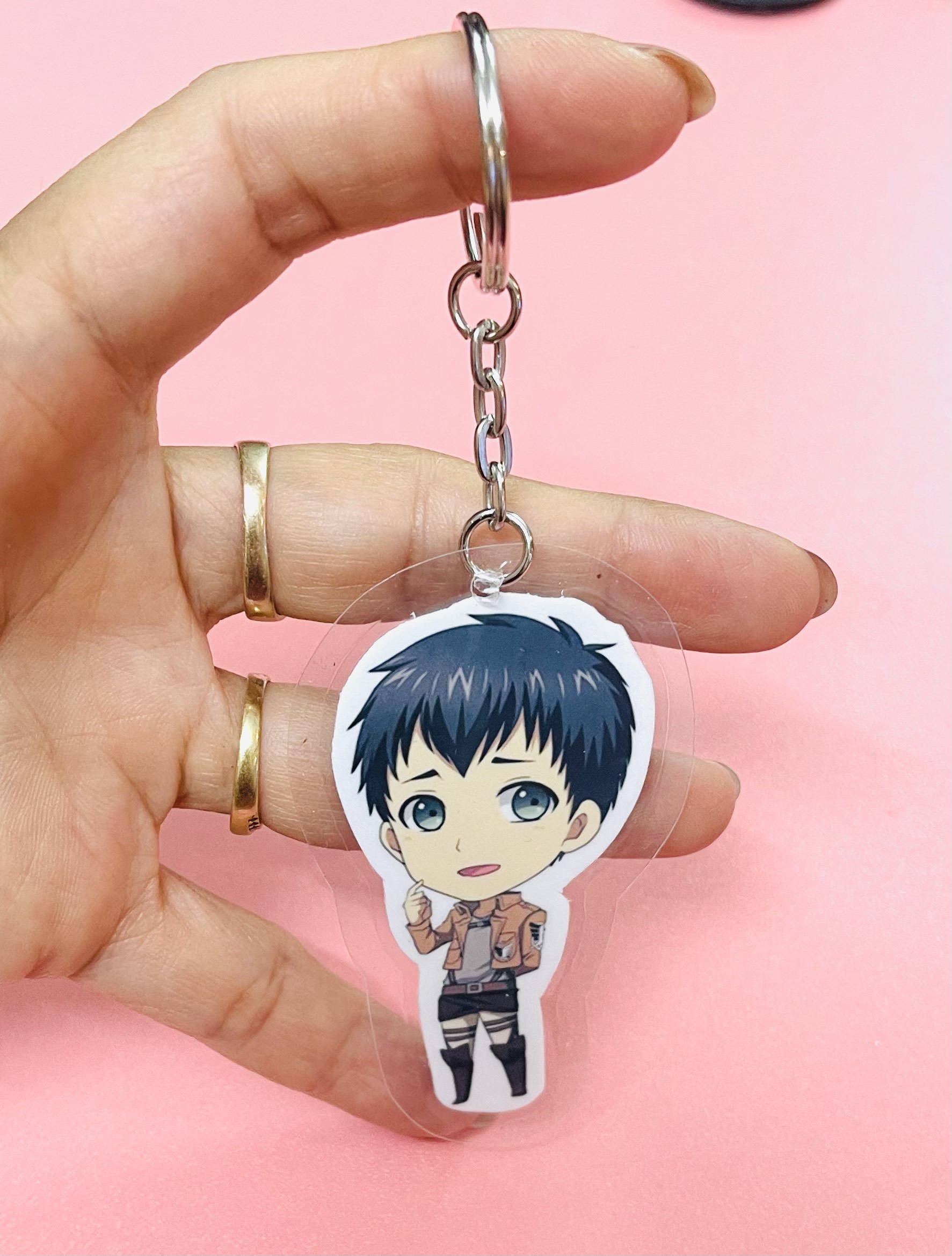 Set 8 Móc khóa cắt tỉa Attack On Titan