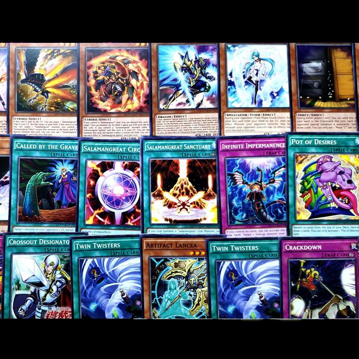 Bài Yugioh ️️ Thẻ bài Yugioh Salamangreat Soulburner deck 54 lá