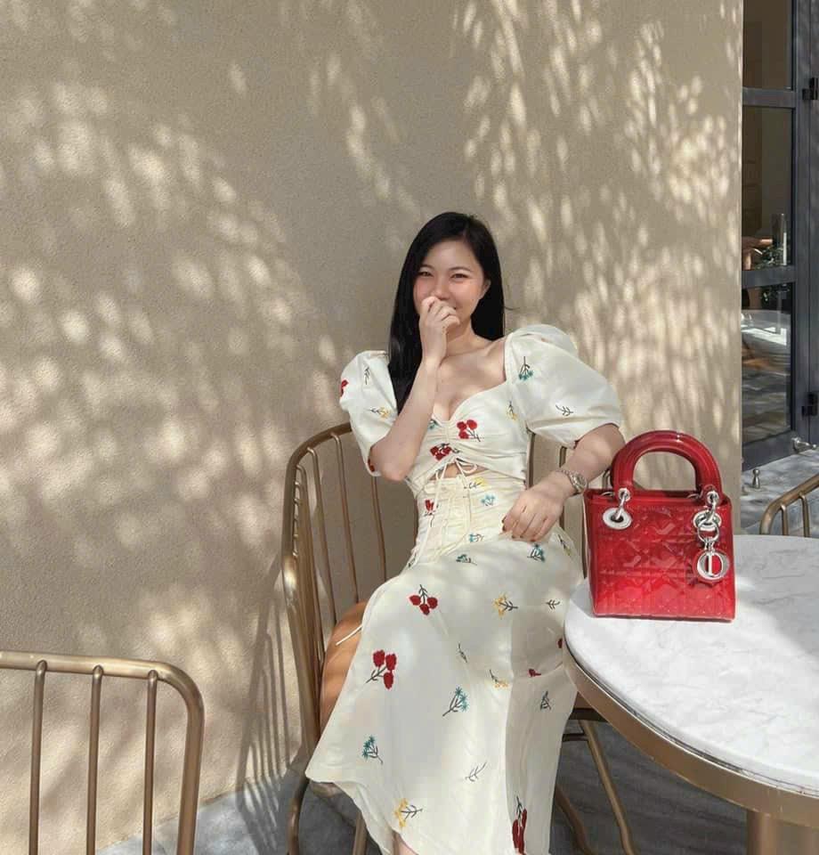 ĐẦM MIDI HOA RÚT NGỰC EO BIGSIZE