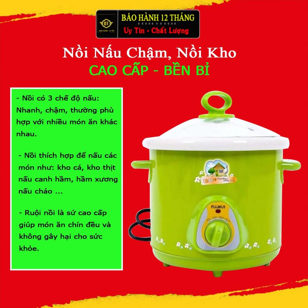 Nồi Kho Cá, Hầm Cháo Ninh Thực Phẩm Đa Năng Siêu Tiện Dụng, 2 Kích Thước