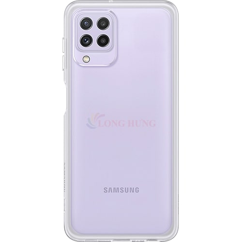 Ốp lưng nhựa dẻo Samsung Soft Clear Cover dành cho Samsung Galaxy A22 EF-QA225 - Hàng chính hãng