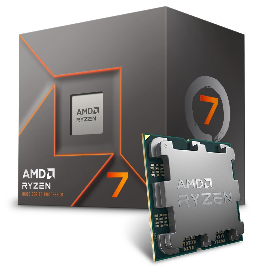 Bộ vi xử lý CPU AMD Ryzen 7 8700F (4.1 GHz Boost 5.0 GHz | 8 Cores / 16 Threads | 16 MB Cache) – Hàng Chính Hãng