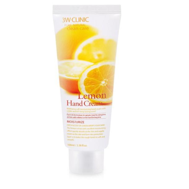 Kem Dưỡng Da Tay Hương Chanh 3w Clinic Lemon Hand Cream 100ml