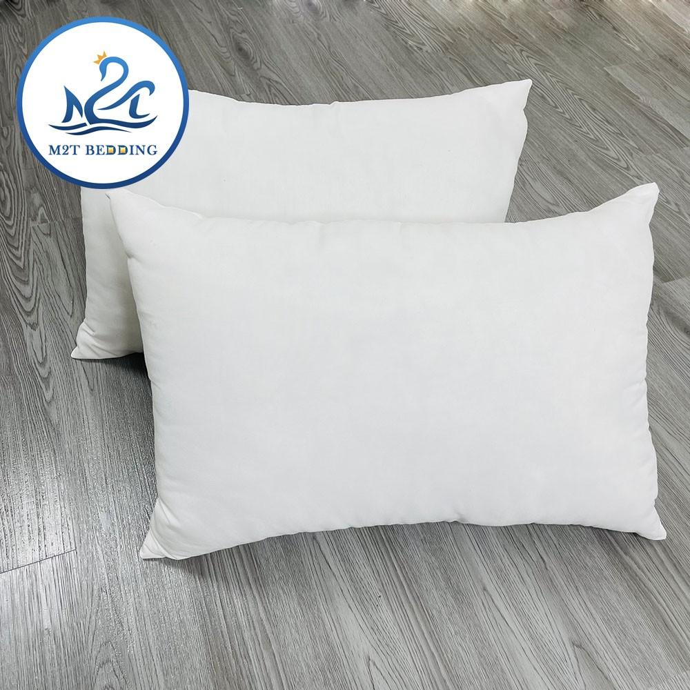 Ruột gối hơi bông gòn M2T Bedding trắng tinh khiết gối đầu nằm êm ái hỗ trợ đầu và cổ