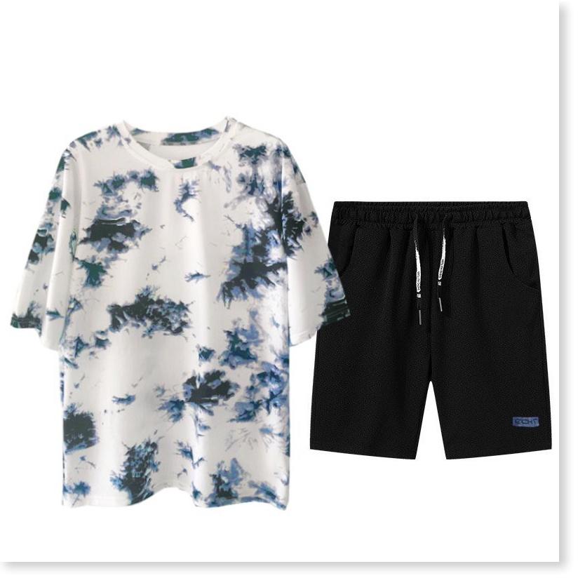 SET BỘ ĐỒ THỂ THAO HOẠ TIẾT LOANG MÀU CỰC ĐẸP , MỚI 2021 , HOT KME FASHION