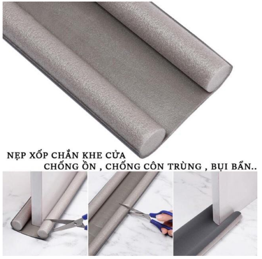 RON CỬA, ĐỆM CỬA , NẸP XỐP CHẶN KHE CỬA CHỐNG CÔN TRÙNG, BỤI BẨN, CÁCH NHIỆT ,CÁCH ÂM - TRÁNH KẸT CHÂN TAY TRẺ NHỎ