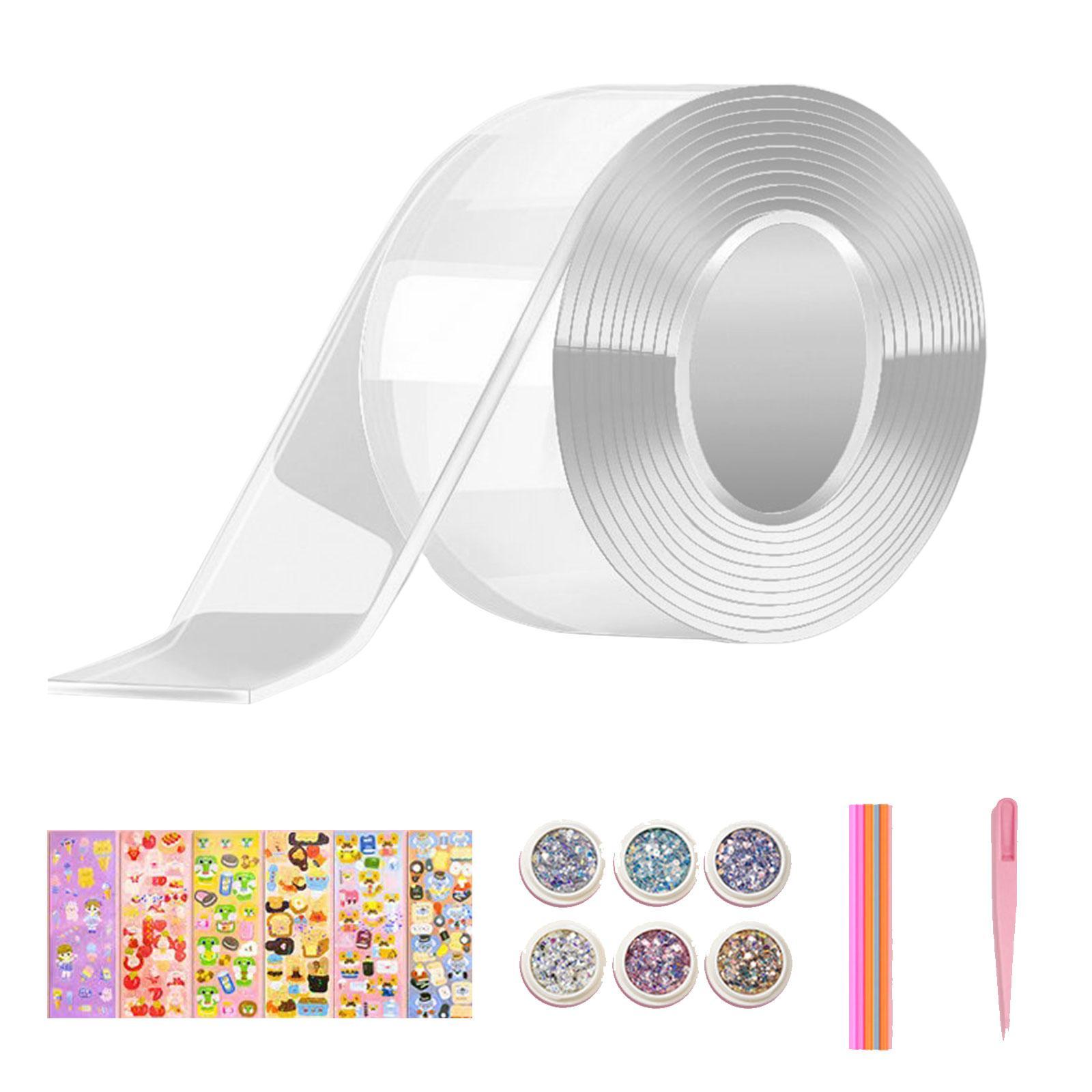 Bubble Blowing Double Sided Tape Reusable Transparent Tape Mounting Tape