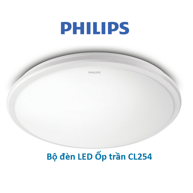 Bộ đèn PHILIPS LED ốp trần tròn CL254- Công suất (12W,17W,20W) ánh sáng trắng