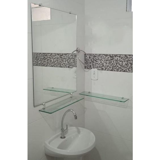 Gương Soi Phòng Tắm Cao Cấp 45-60cm GIÁ RẺ - Đinh Và Bộ pas cài kính TT-001