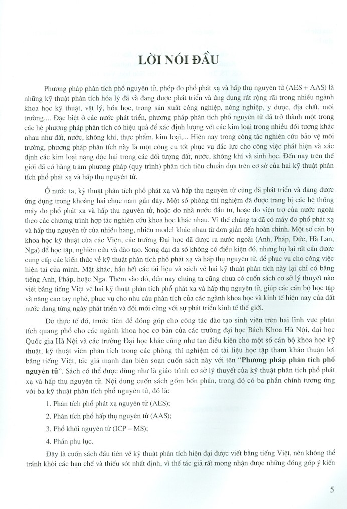 Phương pháp phân tích phổ nguyên tử