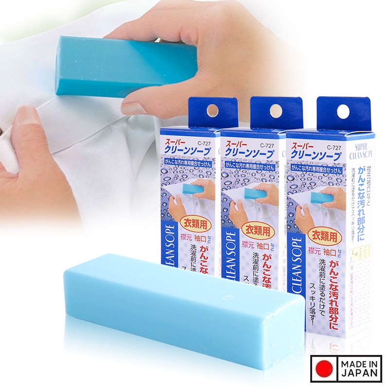 Combo 4 Thanh Xà phòng Giặt Cổ Áo, Tay Áo Nội Địa Nhật