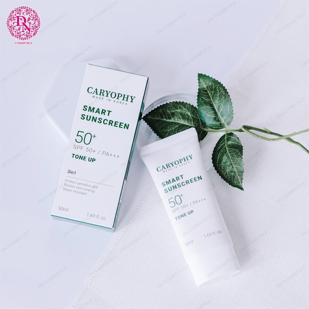 Kem Chống Nắng Nâng Tone Ngừa Mụn Caryophy Smart Sunscreen SPF 50 Tone Up 50ml