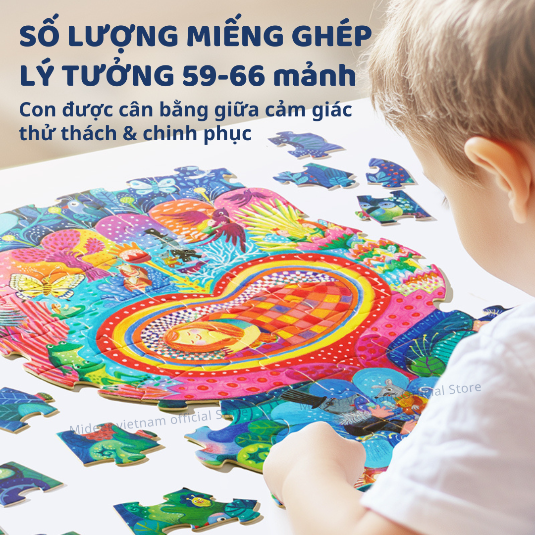 Xếp hình truyện cổ tích mideer Artist Fairytale Puzzle, Đồ chơi giáo dục trẻ em