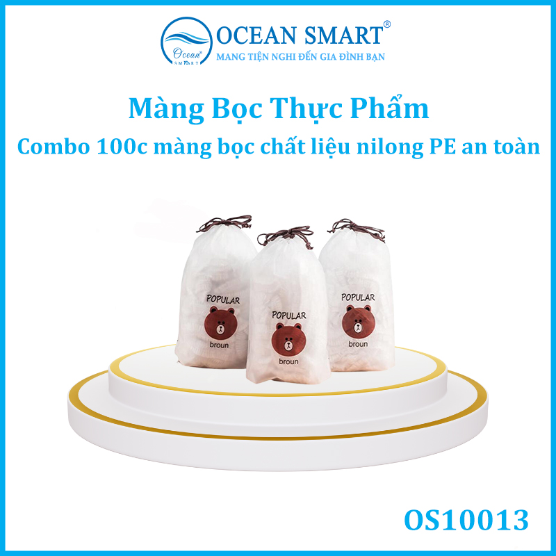 Bọc Thực Phẩm Gấu, Túi Bọc Thực Phẩm Có Chun - OS10013