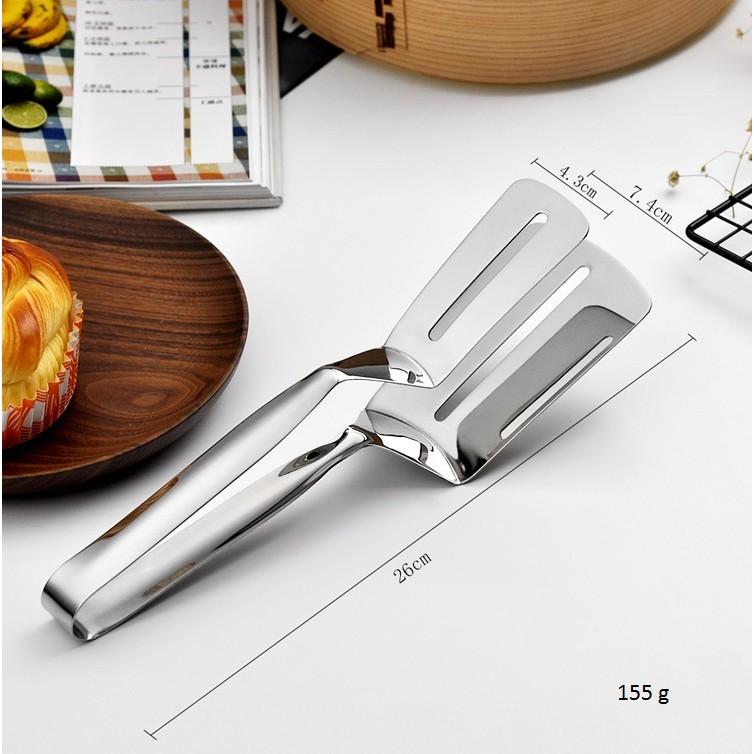 KẸP GẮP INOXMIỄN PHÍ VẬN CHUYỂNĐỒ GẮP THỨC ĂN NÓNG ĐỒ NƯỚNG BẰNG INOX CAO CẤP TIỆN LỢI