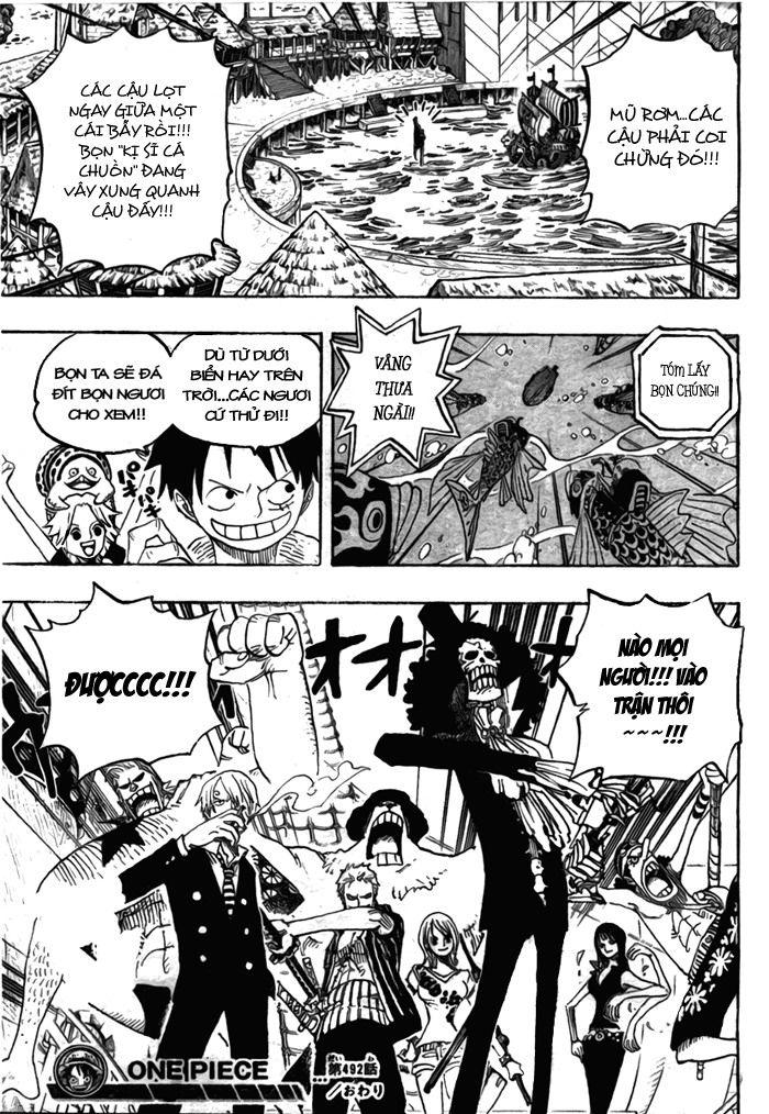 đảo hải tặc - one piece chapter 492 20