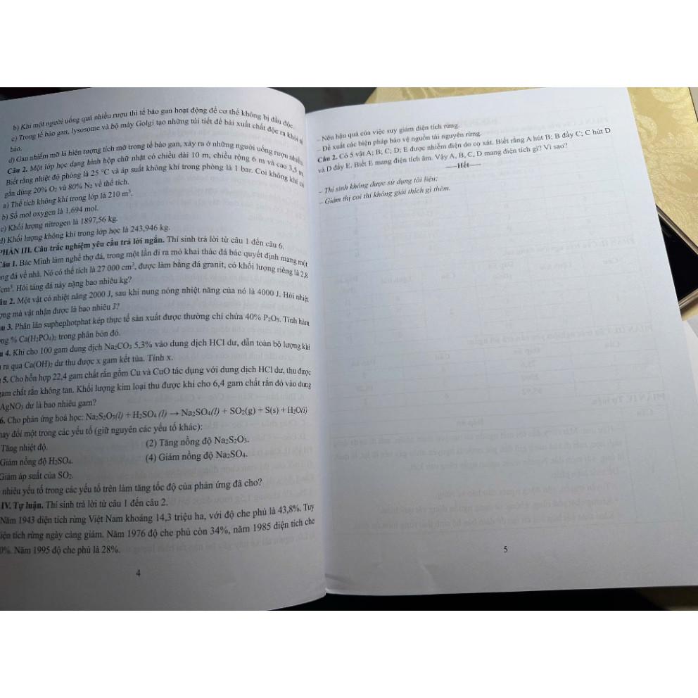 Sách - 38 Đề Thi Học Sinh Giỏi Khoa Học Tự Nhiên 8