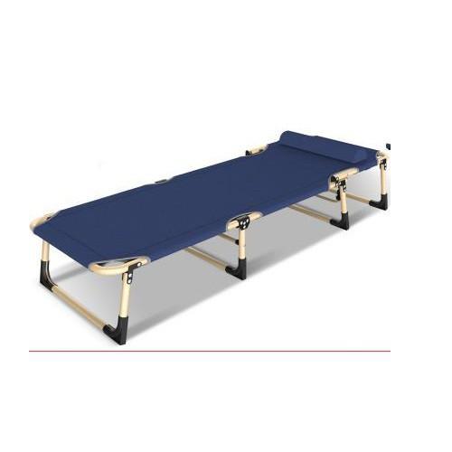 Giường xếp gấp gọn vải bố kích thước 1m8x52x25cm, ghế nằm nghỉ thư giãn văn phòng