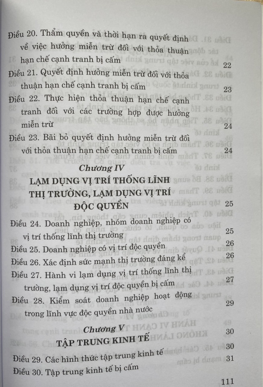 Luật Cạnh Tranh