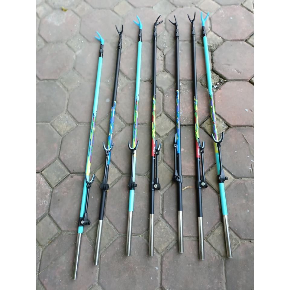 Gác cần câu đài chống cần câu đài PKT-21 carbon cao cấp chất lượng giá rẻ  câu đơn câu tay phụ kiên  AK FISHING