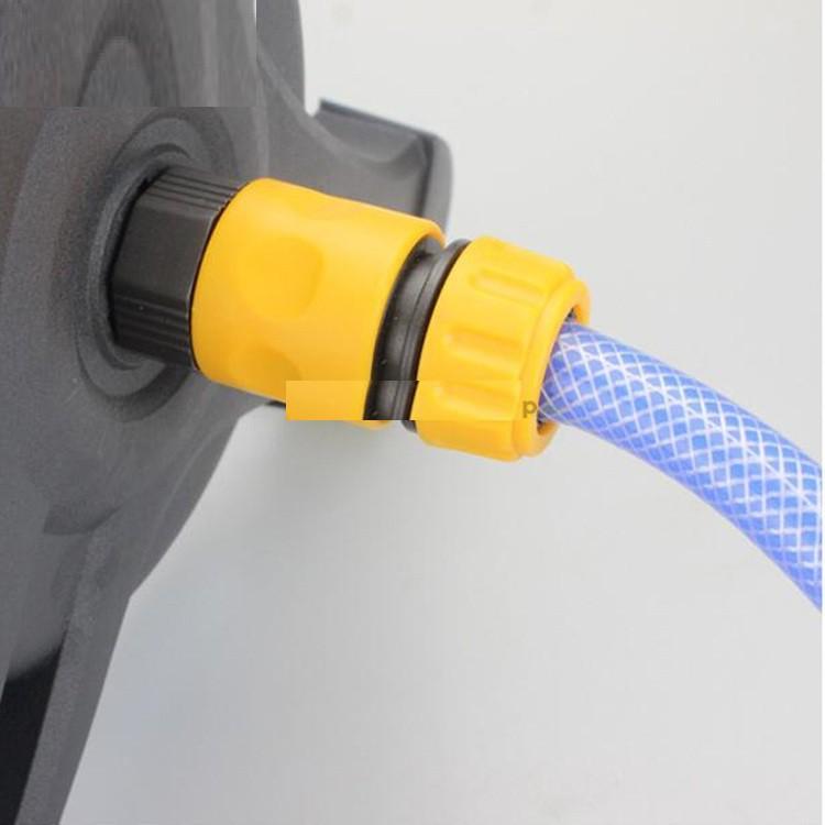 Đầu nối ống 1,2 cm màu vàng