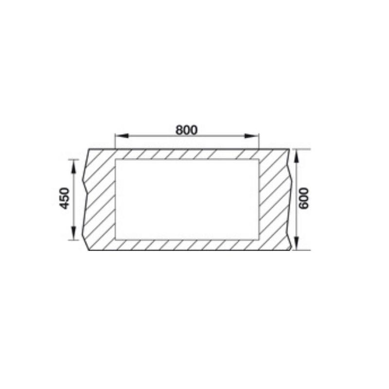 Chậu Rửa Chén Hafele HS19-SSD1R60 567.23.093 - 1 Ngăn - Có Bàn Chờ - Hàng Chính Hãng